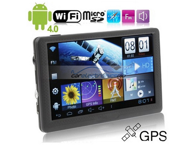 iParaAiluRy® 5.0 inch TFT Screen Android 4.0 Version Car GPS Navigator Support WIFI, Voice Broadcast, FM Transmitter