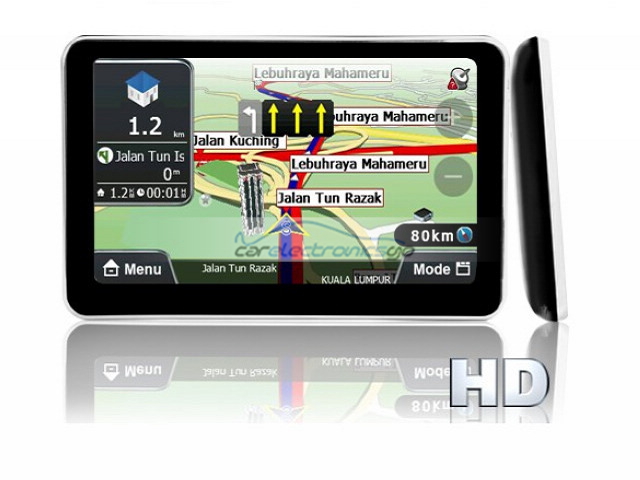 iParaAiluRy® 5 Inch HD Touch Screen GPS Navigator - Click Image to Close