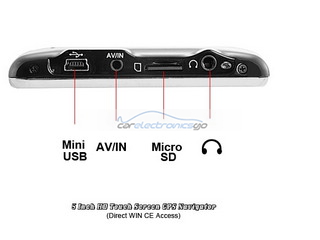 iParaAiluRy® 5 Inch HD Touch Screen GPS Navigator