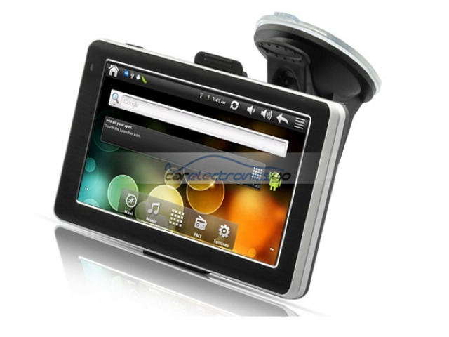 iParaAiluRy® Android 2.3 Tablet GPS Navigator with 5 Inch Touchscreen WiFi, 8GB, FM Transmitter - Click Image to Close