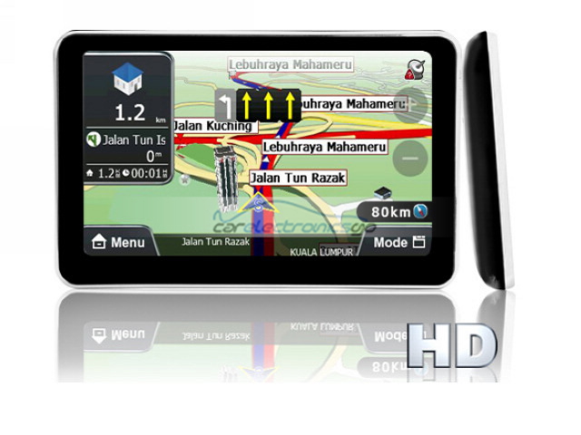 iParaAiluRy® 5 Inch HD Touch Screen GPS Navigator with Direct WIN CE Access