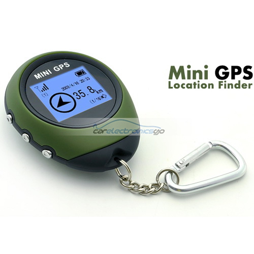 iParaAiluRy® Keychain Design Mini GPS Receiver + GPS Location Finder with 512K Flash Memory