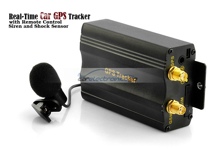 iParaAiluRy® Realtime Vehicle GPS Tracker with Siren Remote Control and Shock Sensor
