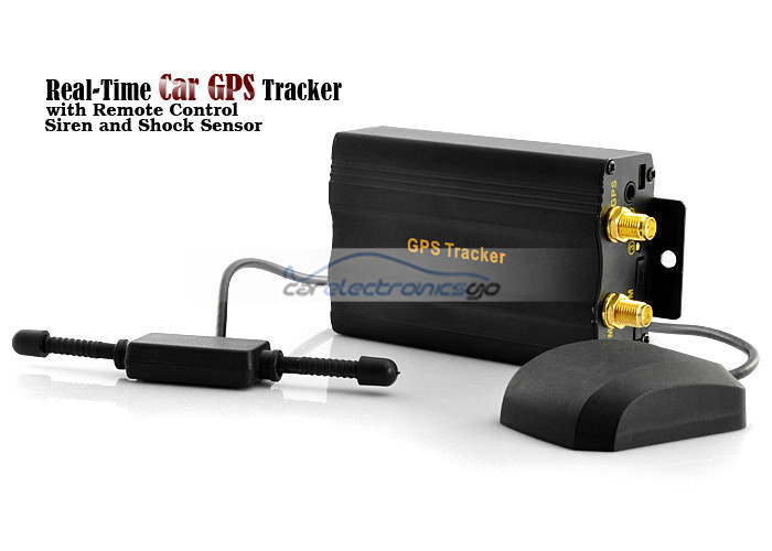 iParaAiluRy® Realtime Vehicle GPS Tracker with Siren Remote Control and Shock Sensor