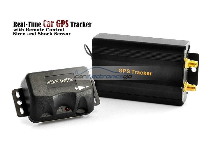 iParaAiluRy® Realtime Vehicle GPS Tracker with Siren Remote Control and Shock Sensor