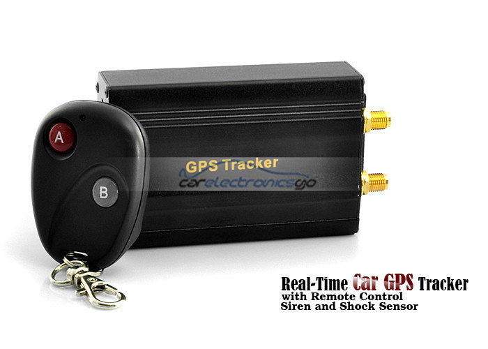 iParaAiluRy® Realtime Vehicle GPS Tracker with Siren Remote Control and Shock Sensor