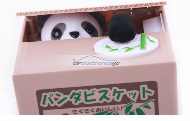 iParaAiluRy® Fashion Lovely Steal Panda Piggy Bank With Music Novel and Creative Gift for lover relatives and friends