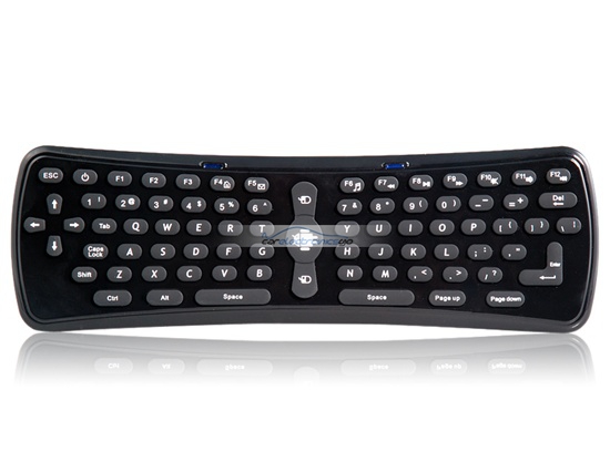 iParaAiluRy® New A5000 2.4G Wireless Air MouseWith Keyboard Black - Click Image to Close