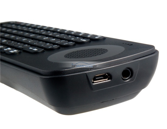 iParaAiluRy® New Measy RC-13 2.4GHz Wireless Bidirectional Voice With Keyboard Air Fly Mouse Black