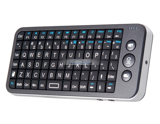 iParaAiluRy® New 2.4G Wireless Keyboard With Mouse with Adjustable CPI  Backlight Black