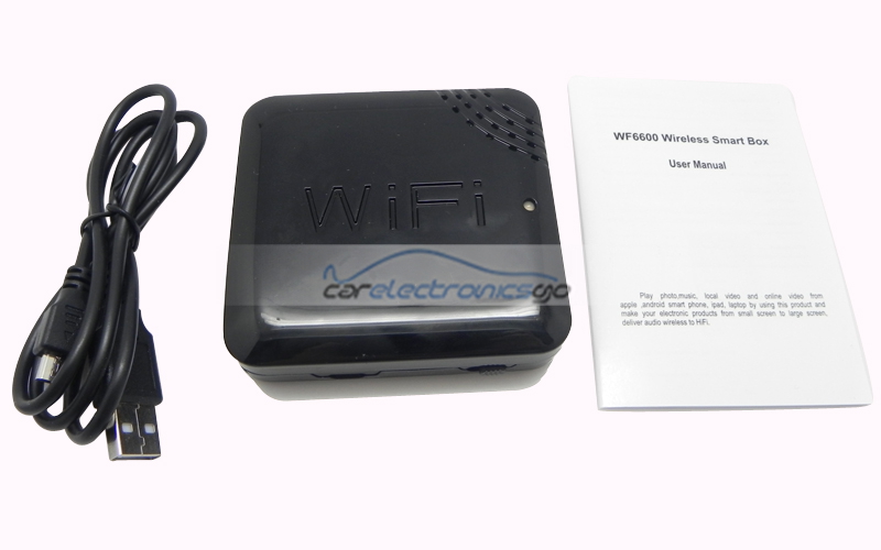 iParaAiluRy® Wireless Intelligent Box Wirelessly Transfer Music Video From Receiving Phone To Large Screen