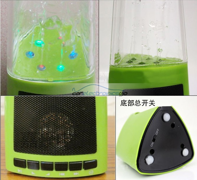 iParaAiluRy® Mini Water Dancing Fountain Speaker Music for Cell Phone Computer Laptop USB SD MP3