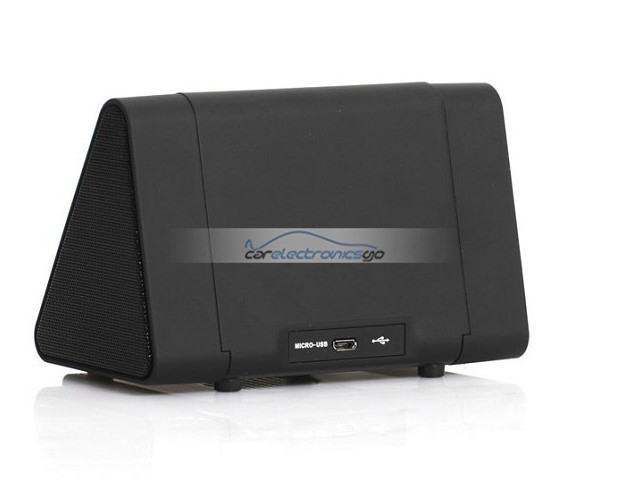 iParaAiluRy® Portable Magnetic Wireless Speaker Induction Speaker For iPad Black