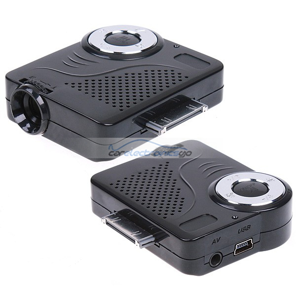 iParaAiluRy® Mini Portable Projector for iPod iPhone Tripod - Mini Multimedia Pocket Cinema