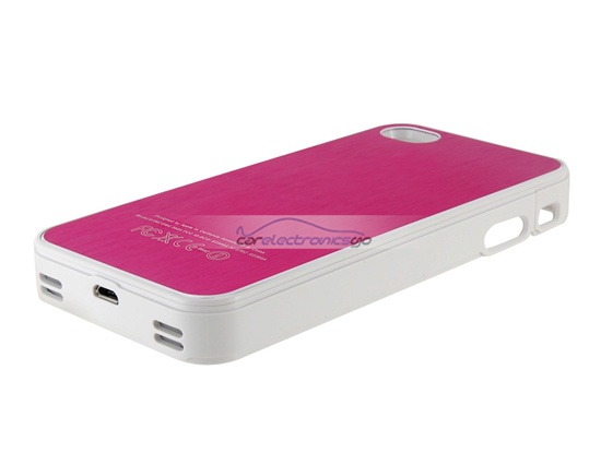 iParaAiluRy® 1600 mAh Protective External Battery Case for iPhone 4 & 4S Battery Case(Pink)