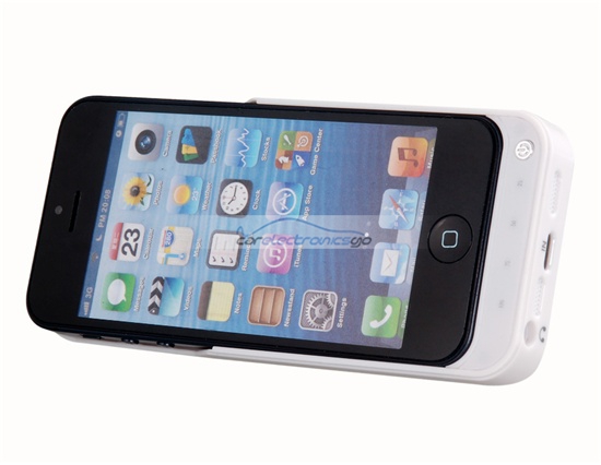 iParaAiluRy® 2200mAh External Battery for iPhone 5 Battery Case Power Bank(White)