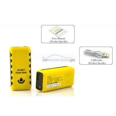 iParaAiluRy® Portable 5200mAh Power Bank With Wireless 3G WiFi Router