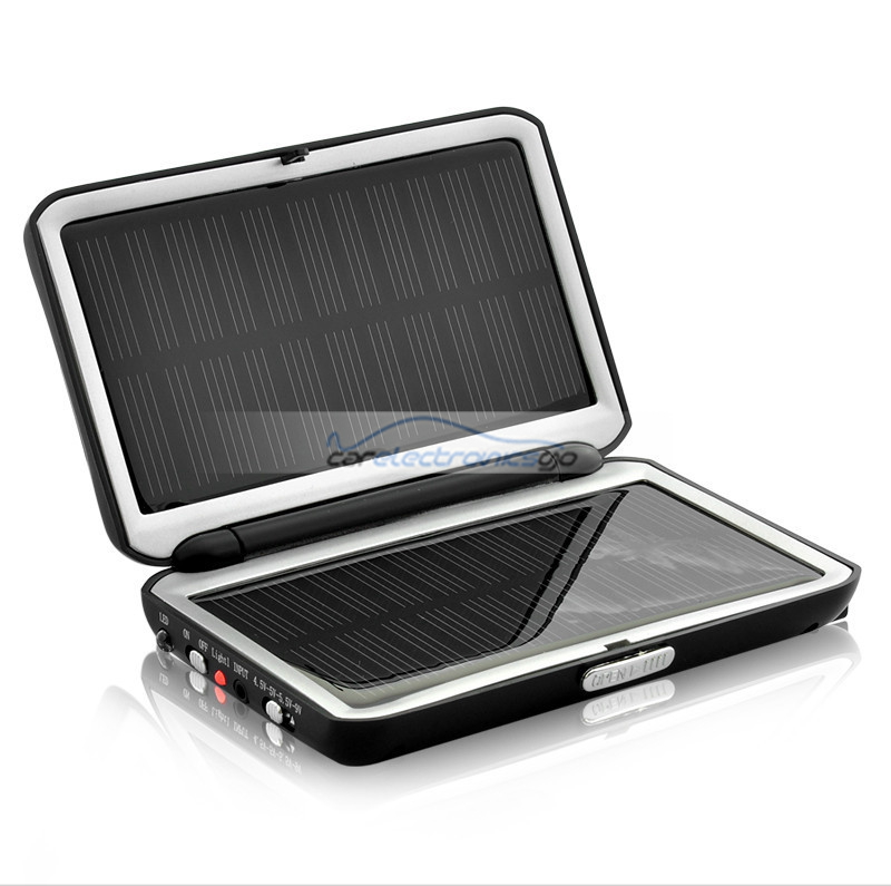 iParaAiluRy® 2000 mAh Compact Solar Power Bank Charger and Backup Battery