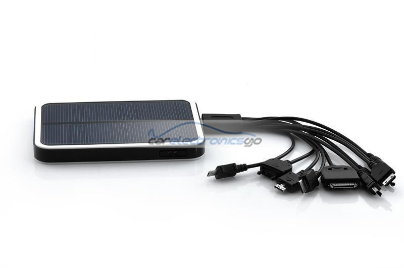 iParaAiluRy® 7000mAh Solar Power Bank with 10 in 1 USB Splitter Cable