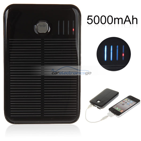 iParaAiluRy® 5000mAh Solar Power Bank for Mobile Phone, Digital Camera, MP3, iPad