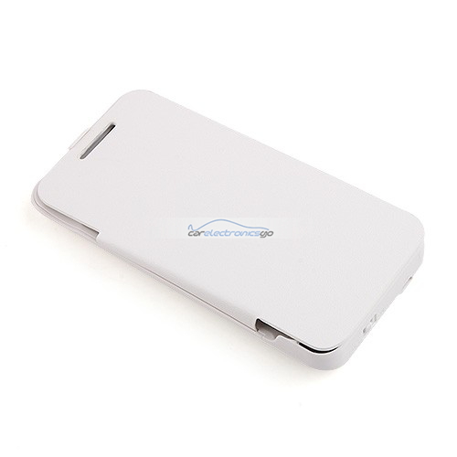 iParaAiluRy® 3800mAh External Battery Backup Case Cover Power Bank Charger Pack  For HTC M7 White