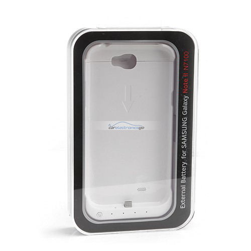 iParaAiluRy® 4800mAh Backup Battery for Samsung Galaxy Note 2 N7100 Battery Case White