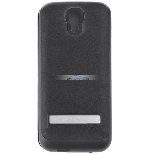 iParaAiluRy® 3800mAh Backup Battery Case Cover for Galaxy S4 Power Pack White Black