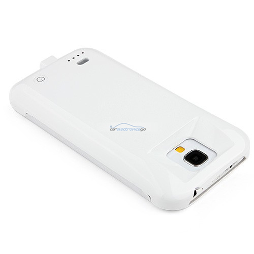 iParaAiluRy® 3300mAh External Backup Battery Case for Samsung S4 Power Pack Rechargeable White