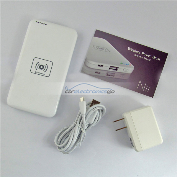 iParaAiluRy® Wireless Charger with 5000mAh Power bank for Lumia 920 820 iPhone5 4 4S 3G Galaxy S3 S4  QI Standard