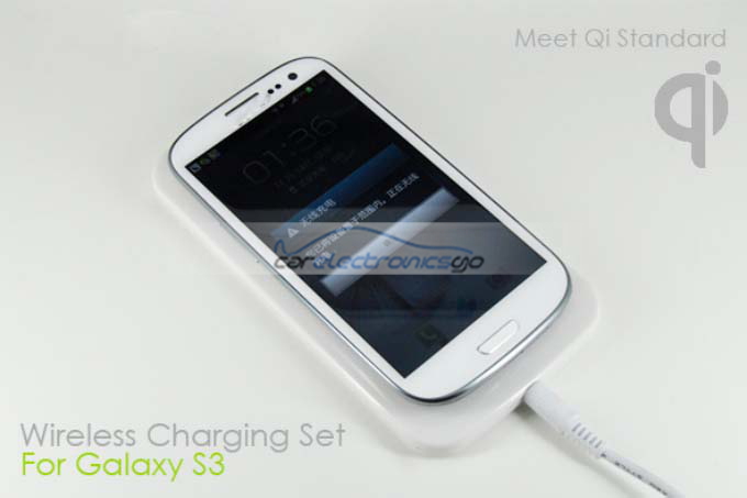 iParaAiluRy® Wireless Charging Pad & Receiver Back Case for Samsung Galaxy S3 III i9300  QI Standard