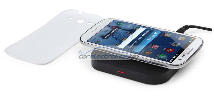 iParaAiluRy® Wireless Charger Pad with Receiver for Samsung Galaxy Note2 N7100 S3 Nokia Lumia 920/820