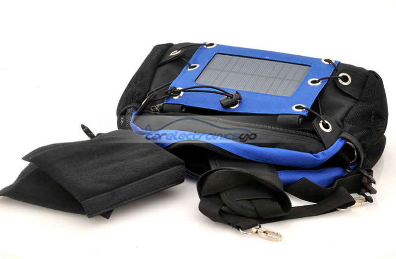 iParaAiluRy® Camera Bag with Solar Panel & 2200mAh Back-up Battery Power Bank