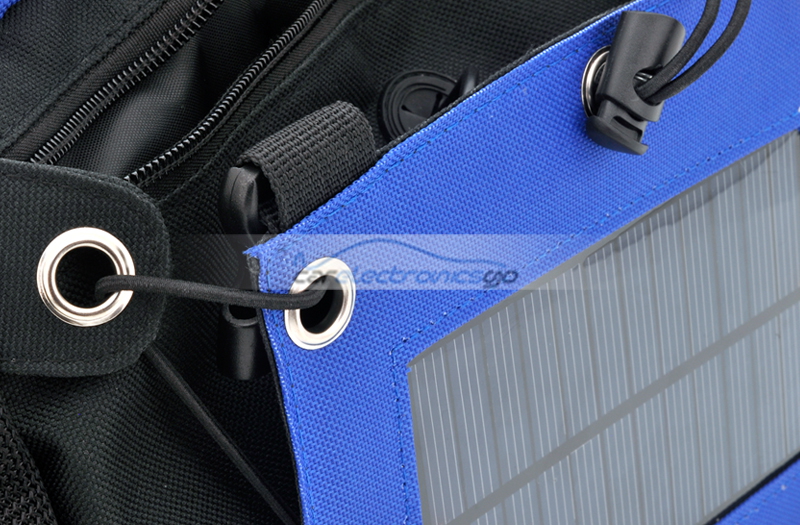 iParaAiluRy® Camera Bag with Solar Panel & 2200mAh Back-up Battery Power Bank