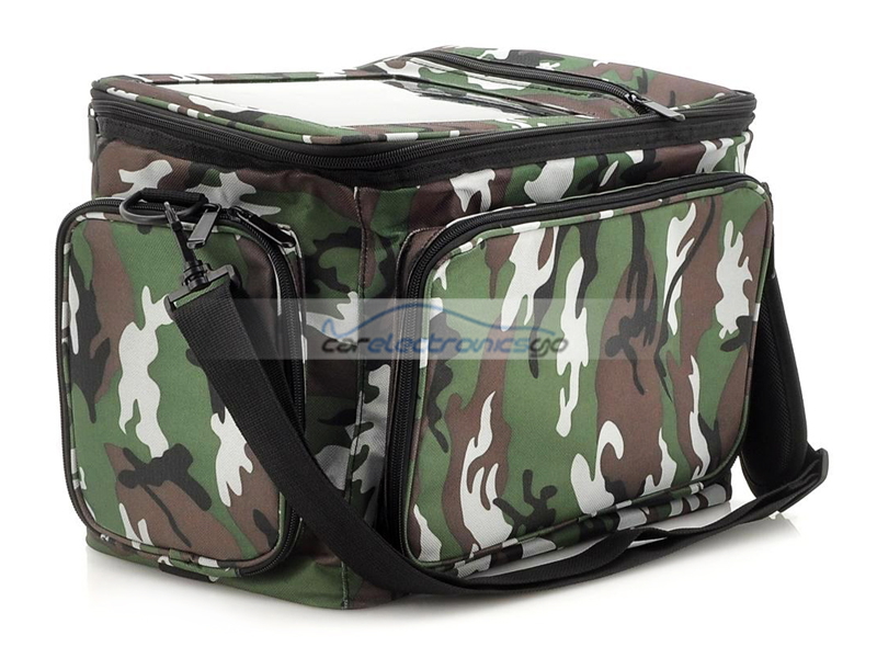 iParaAiluRy® Thermal Bag with Solar Panel & 2200mAh Back-up Battery Camo Print