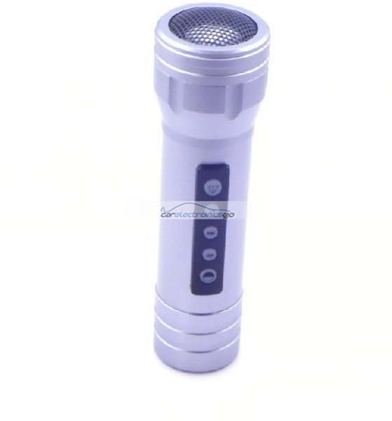 iParaAiluRy® Mini Sports Bike Headlights Flashlight With MP3 Portable MP3 music/ torch/ speaker/ Sound Box TF card Funstion - Click Image to Close