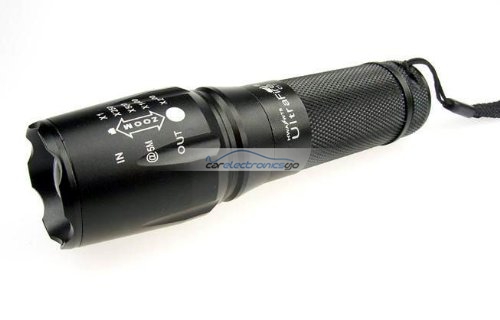 iParaAiluRy® New Flashlight Torch Lamp Lumens Zoomable Cree Xm-l T6 LED 26650 18650 3xAAA Zoom - Click Image to Close