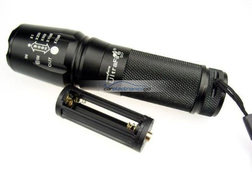 iParaAiluRy® New Flashlight Torch Lamp Lumens Zoomable Cree Xm-l T6 LED 26650 18650 3xAAA Zoom