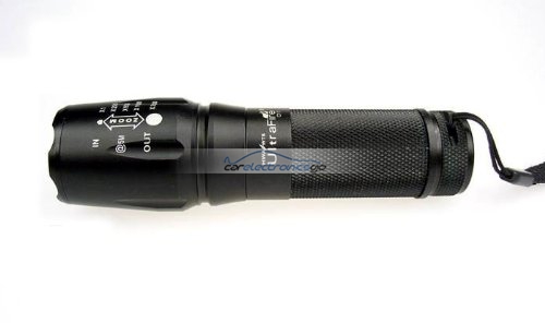 iParaAiluRy® New Flashlight Torch Lamp Lumens Zoomable Cree Xm-l T6 LED 26650 18650 3xAAA Zoom