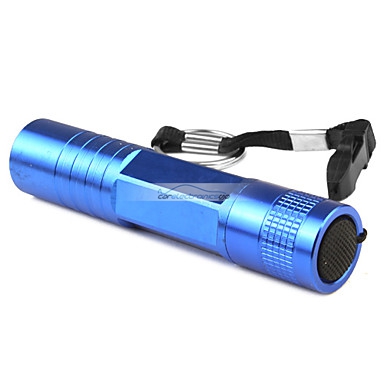 iParaAiluRy® Mini Superbright LED Flashlight Aluminum Keychain 1XAA Blue