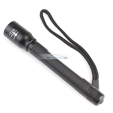 iParaAiluRy® 3W LED Torch Light Flashlight Telescopic Zooming Flood-To-Throw 2xAA