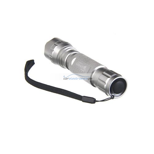 iParaAiluRy® UltraFire WF-501B CREE XM-L T6 New LED Aluminum Lumen Flashlight Torch Light 1000 Lumen 1-mode 1x18650/2x16340 Silver - Click Image to Close