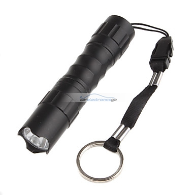 iParaAiluRy® 5W New LED Keychain Flashlight Torch  Aluminum 1xAA