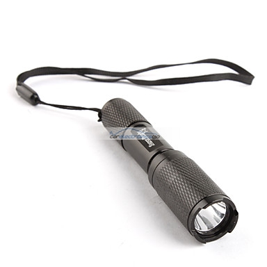 iParaAiluRy® FX Super Bright 7-2 3W Aluminum LED Flashlight Torch Light 1xAAA Black - Click Image to Close