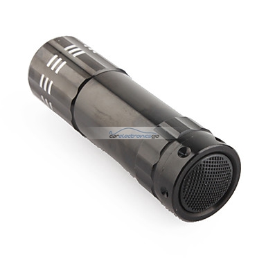 iParaAiluRy® New LED Mini Aluminum Flashlight Torch Light  709B 9 LED 3XAAA Black Red