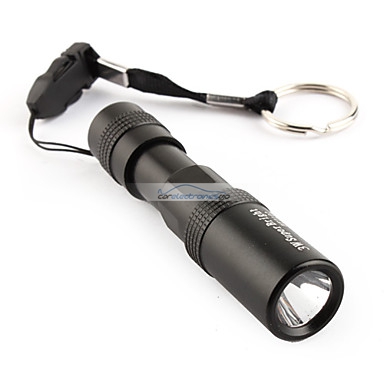 iParaAiluRy® New Aluminum LED Flashlight Torch Light FX HT 7102 Mini 3W 1XAAA Black - Click Image to Close