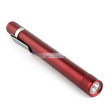 iParaAiluRy® New Aluminum LED Flashlight Torch Light MXDL XT-7224 3W 2xAAA Red