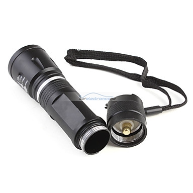 iParaAiluRy® New Aluminum Flashlight Torch Light  803 CREE Q5 LED Telescopic Zooming 3-Mode 1x18650