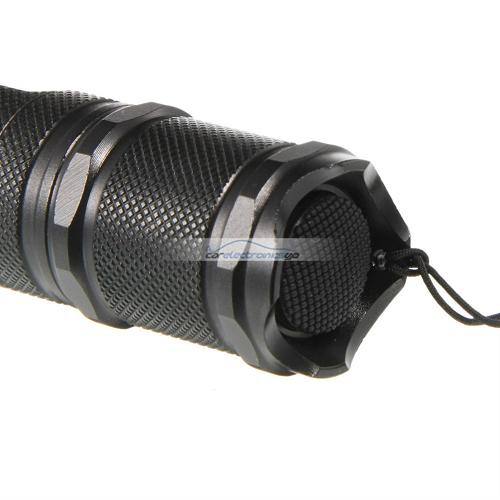 iParaAiluRy® UniqueFire New LED Flashlight Torch M2 900LM 3-Mode SSC P7 1 x 18650/2X16340 Black (battery excluded)