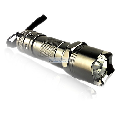 iParaAiluRy® New Aluminum LED Flashlight Torch Light MXDL 127 3W 3xAAA Black - Click Image to Close