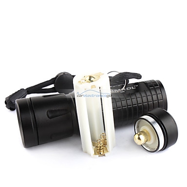 iParaAiluRy® New Aluminum LED Flashlight Torch Light MXDL 130 5W 3XAAA Black Silver